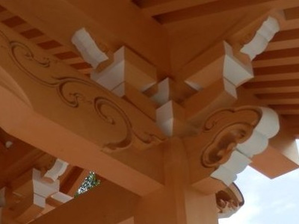 山門をしたから見たようす